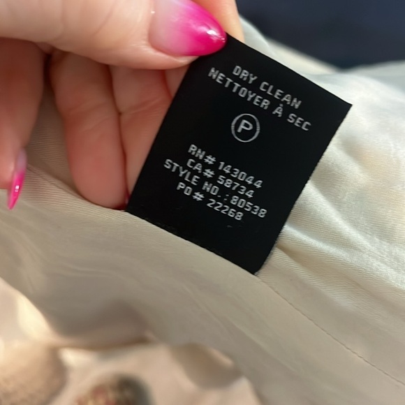 7 For All Mankind Blazer Linen Blend Closet Staple One Button Closure Size Large - Picture 10 of 11